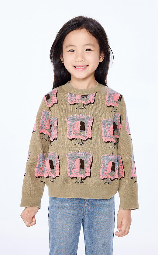 jnby   25年冬款   长袖套头毛衫  1P0311880 商品图3