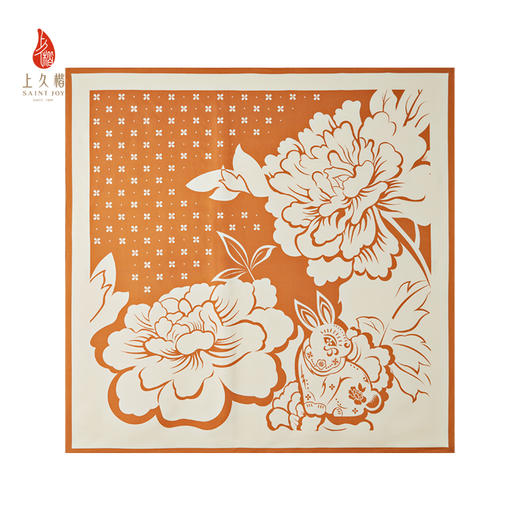 上久楷宋锦新中式中秋礼盒练空逐月大方巾文创国风礼盒送礼 商品图3