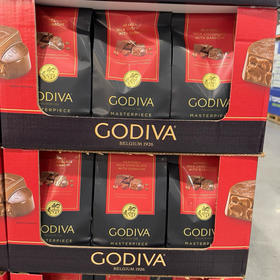 打折啦📣美国🇺🇸直邮特价¥198元🉐包税包邮到手了🔥牛奶巧克力丝滑浓郁GODIVA Masterpiece 牛奶巧克力甘纳许428g 每颗独立包装