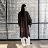 NEELLY纳俪商场同款秋季新款设计感宽松长风衣女经典时尚休闲外套N25082F01096 商品缩略图1