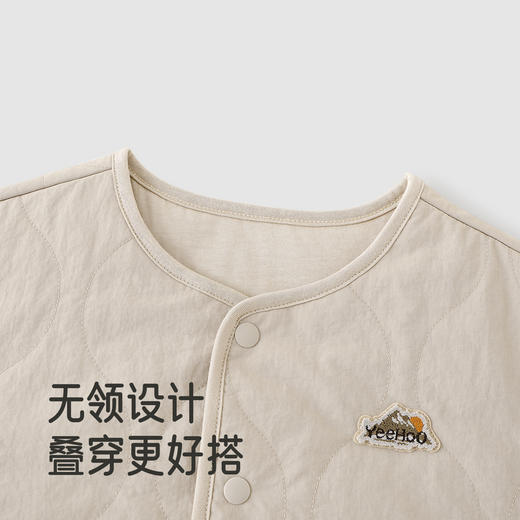 英氏儿童夹棉棉服男孩外套男童冬季保暖舒适日系夹克茄克御寒新款 商品图3