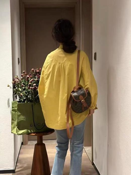 【秋新品】古泥5912 100%精梳棉单口袋设计感衬衫-喜出 商品图1