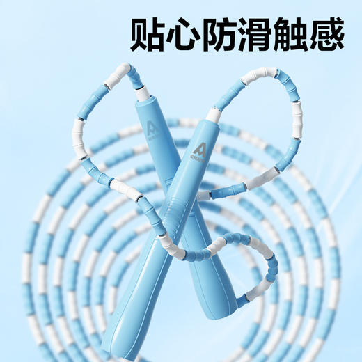 得力安格耐特FT168A竹节跳绳 小学生娱乐初学专用绳子 运动好学跳绳 商品图3