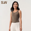 【sw速惟】大U领侧腰分割线显瘦小设计百搭一体式背心S4AW8176 商品缩略图1