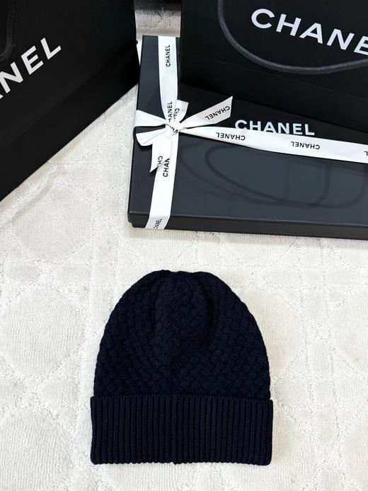 TY452-Chanel 香奈儿 山茶花logo羊毛针织帽（PG*MM）9.16直播款 商品图7