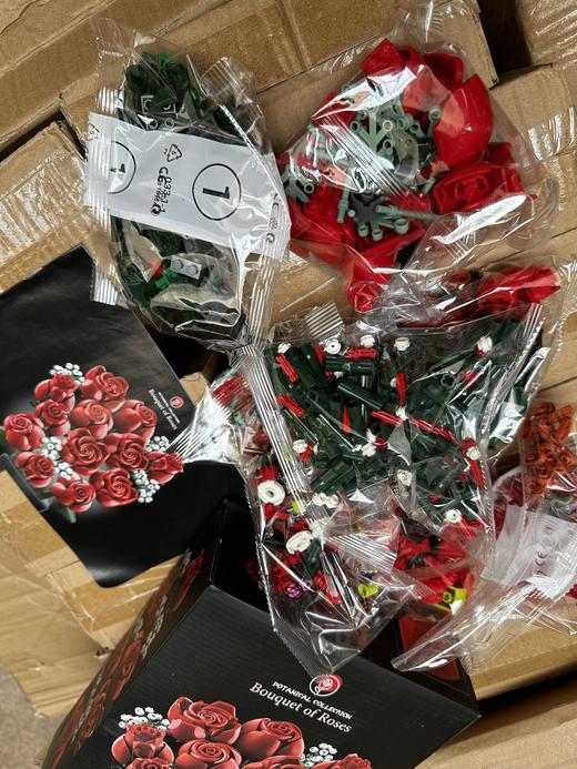 情人节玫瑰积木花 商品图10