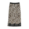 NEELLY纳俪商场同款秋新款豹纹蕾丝拼接半身裙女高级感显瘦中长裙N25082E01097 商品缩略图3