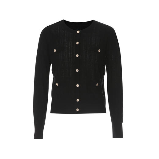 【香风针织开衫】EITIE爱特爱精致绞花舒适显瘦针织衫2025秋新款C2501814 商品图10