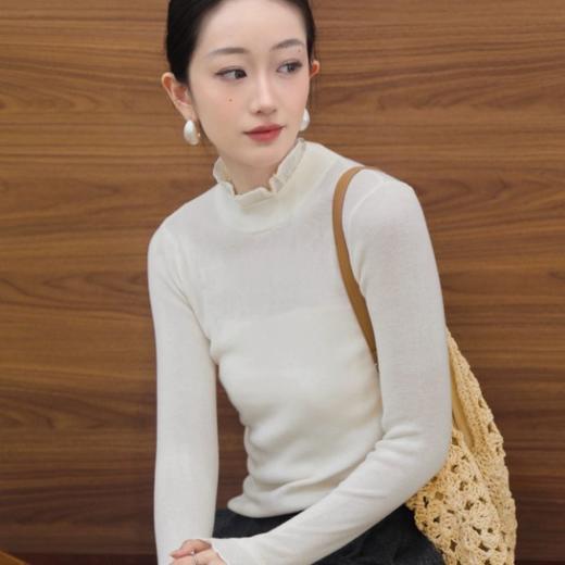 【超模君限定！少量库存】C*HANEL高奢秀款针织衫 SUSX繁花巴洛克蕾丝花边拼接针织衫B015201（下单3-7天发货） 商品图3