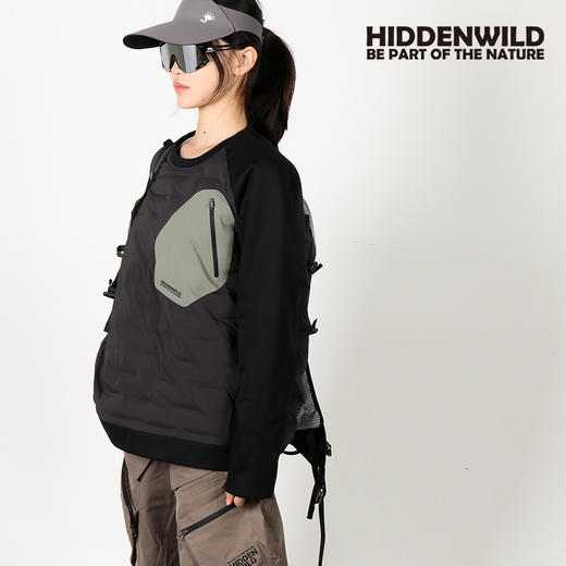 [降温提前囤] 🔥90鹅绒拼接无缝羽绒保暖长袖（男女同款）休闲风适合日常通勤户外运动穿着（TBZG） 商品图1