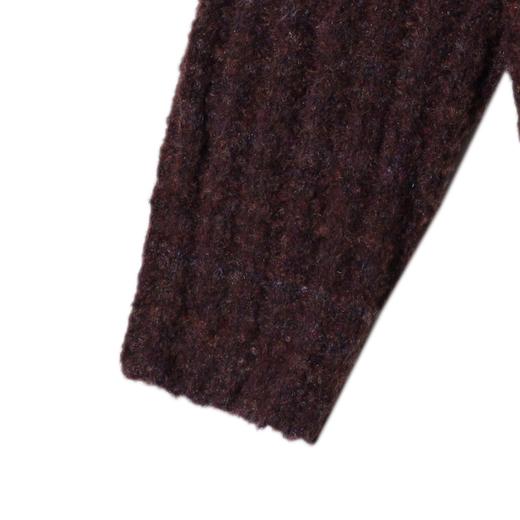 72556SDSA男士秋冬新款痞帅男装潮牌不规则斜拉链针织衫百搭开衫毛衣 商品图4