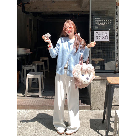 <曾小咸推荐>2.7现货秒杀 ！微信超特价！4色韩系圆领毛衣开衫 日常149.99 立减70 秒杀79.99！！ 商品图10