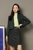 Le Malene 墨绿色经典格纹质感西装半裙套装 16810 商品缩略图0