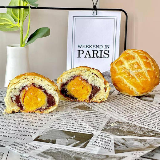 【2盒198元】卡吉诺青花秋月中秋乳酪月饼礼盒10饼8味775gyz 商品图4