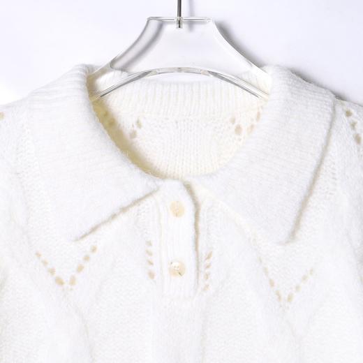 9922SDSA男士秋冬新款痞帅男装简约菱形格polo领针织衫休闲套头毛衣 商品图1