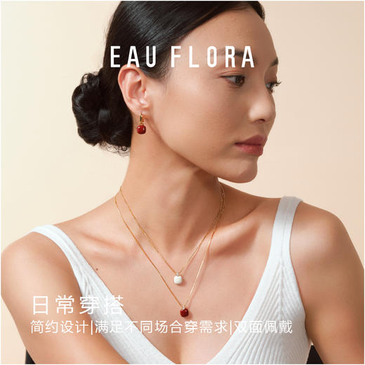 【奶油方糖】一款多戴法双面耳环 商品图3