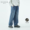 棵初25年秋冬新款亲子中大女童内里加绒休闲牛仔裤复古校园风裤子 商品缩略图0