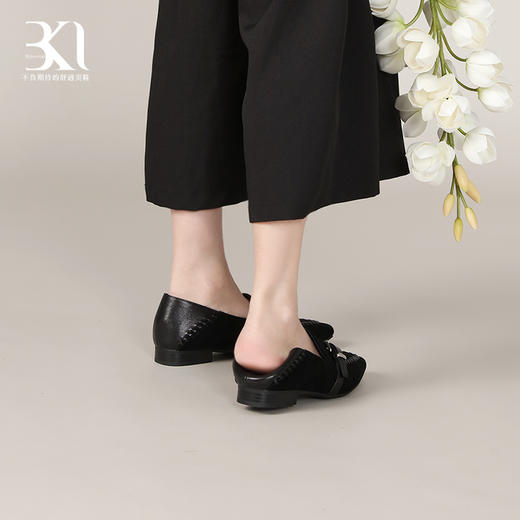 BAKERLOO尖头粗缝深口乐福女鞋HD187 商品图5