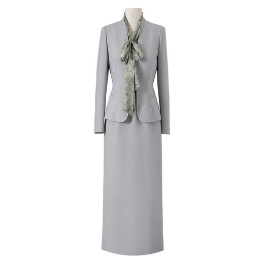 YBY L847西装连衣裙两件套时尚气质女神范身套装裙 商品图4