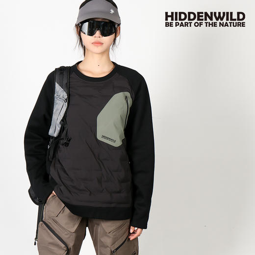 [降温提前囤] 🔥90鹅绒拼接无缝羽绒保暖长袖（男女同款）休闲风适合日常通勤户外运动穿着（TBZG） 商品图0