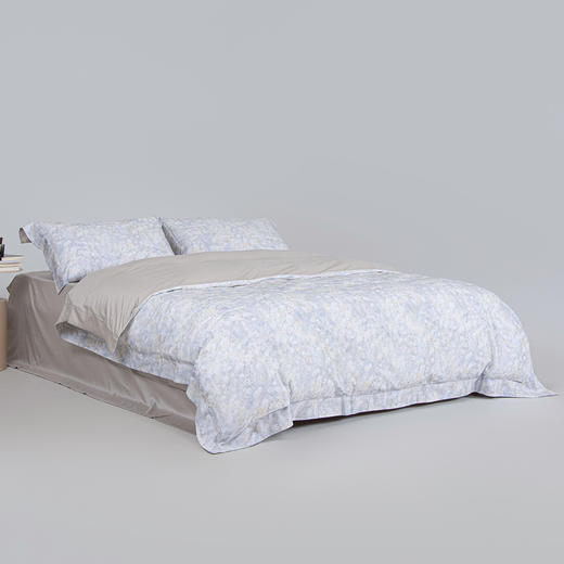 云丝锦暖绒数码四件套-逅花园-灰/抗菌 商品图1