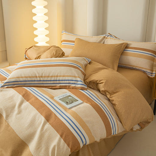 無印良品全棉印花四件套-北欧小镇 商品图1