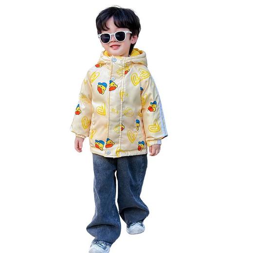 G.DUCKKIDS小黄鸭儿童羽绒服双面穿男童女童中小童白鸭绒保暖外套秋冬新款潮100-140 商品图4