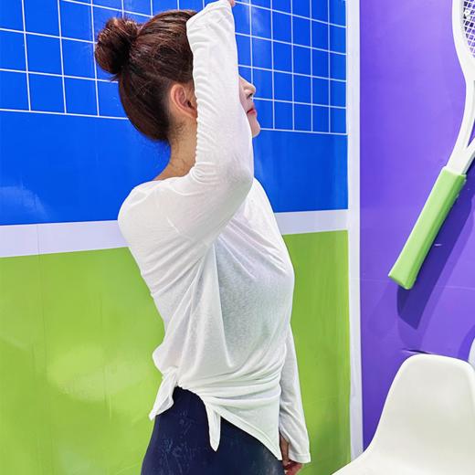 壁虎瑜伽【2509SY418】宽松轻薄雪花罩衫【5天发货】 商品图3