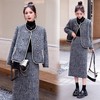 毛呢套装裙秋冬2025新款两件套毛呢外套半身裙高级感名媛套装YJLY8009 商品缩略图3