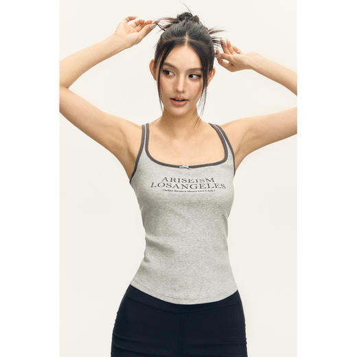 Ariseism 美式复古辣妹外穿吊带背心女2025夏季新款内搭无袖上衣 商品图2