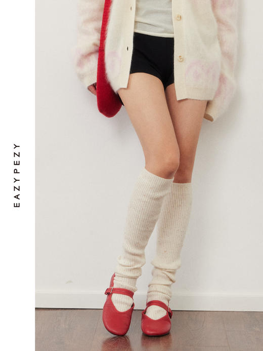 25AW 羊绒过膝袜套 商品图1