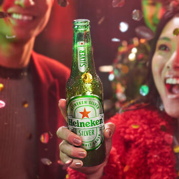 喜力星银啤酒 顺滑爽口 330ml*24瓶整箱装 喜宴礼酒踏春送礼 商品图2