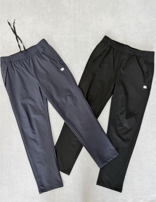 秋款，双拉链，kl直筒户外运动长裤，立体硅胶标，隐藏式口袋 两棵树直筒裤 商品图0