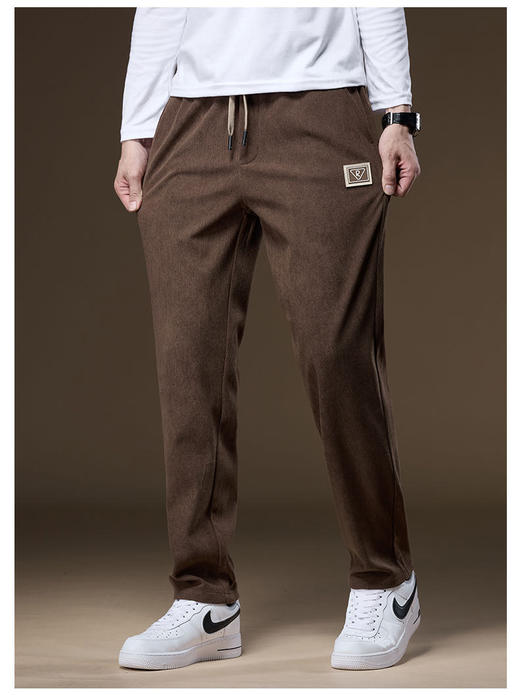 高端精品👊免烫系列❗高级品牌ANNE HOMME【男士撞色灯芯绒休闲裤】破价秒杀先到先得！数量有限❗️  ✅甄选优质面料，触感细腻柔和，上身舒适不紧绷，免熨免烫免打理！ 商品图1