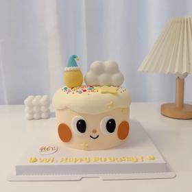 多款式~星星人可爱卡通蛋糕-低糖处理无添加