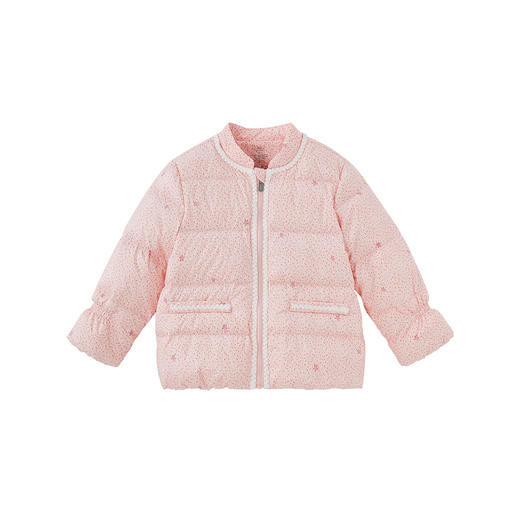 英氏儿童羽绒服外套保暖女童碎花羽绒外套可爱女宝宝秋冬新款 商品图4