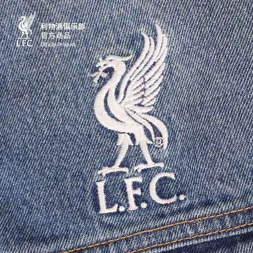 【官方正版】利物浦俱乐部 | 连帽牛仔服长袖拼接款休闲秋季外套 商品图3