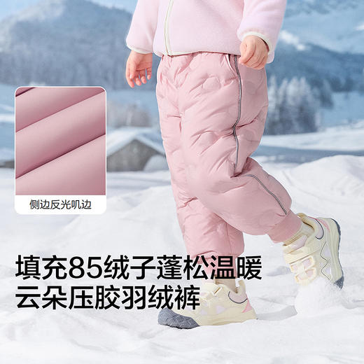 巴拉巴拉balaOne宝宝羽绒裤厚款保暖裤子男童女童装2025新款冬装 商品图3