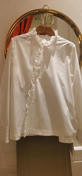 【门店同款】ENJOY春季云敛-春光推盏暖玉白衬衫 161293158