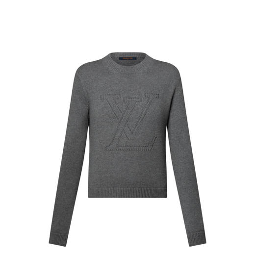 L-S 镂空字母羊绒羊毛毛衣 商品图0