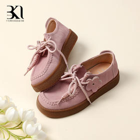 BAKERLOO女鞋复古深口袋鼠厚底乐福女鞋JY202