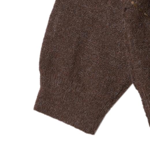 91289SDSA男士秋冬新款痞帅男装潮牌复古菱形格V领针织衫流苏开衫毛衣 商品图4