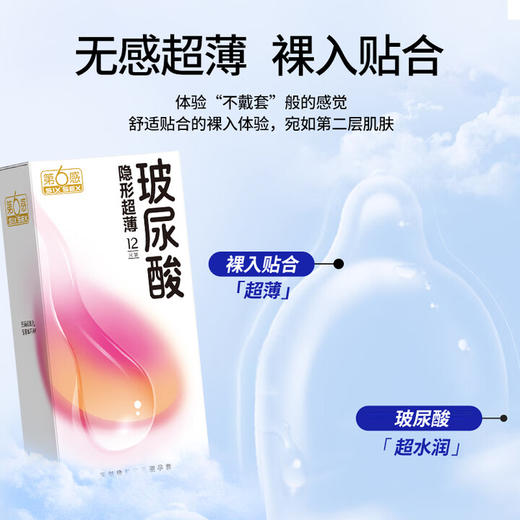 第六感避孕套玻尿酸36只情趣超薄安全套 带刺大颗粒男女计生成人用品 商品图5