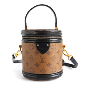 【95新】LV路易威登CANNES M43986老花CANNES发财桶包手提单肩包060925TJ40 现售价：9700