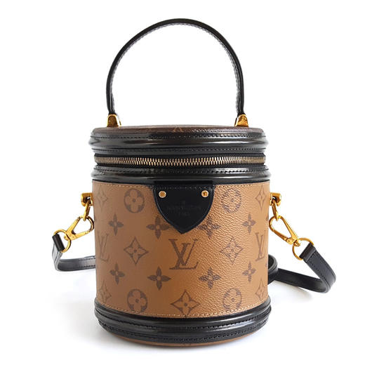 【95新】LV路易威登CANNES M43986老花CANNES发财桶包手提单肩包060925TJ40 现售价：9700 商品图0