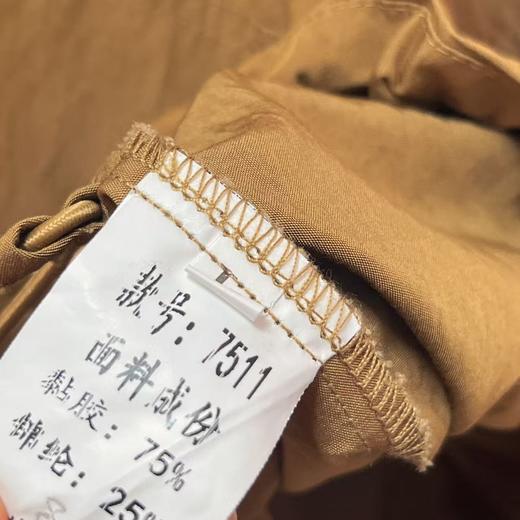 【秋新品】古泥品牌7511黏胶纤维小立领宽松休闲外套-喜出 商品图3