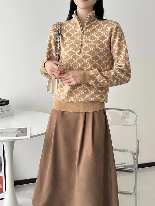 TY465- 赛琳 单排扣提花长袖针织衫 女款(PG*MM)9.16直播款 商品图2