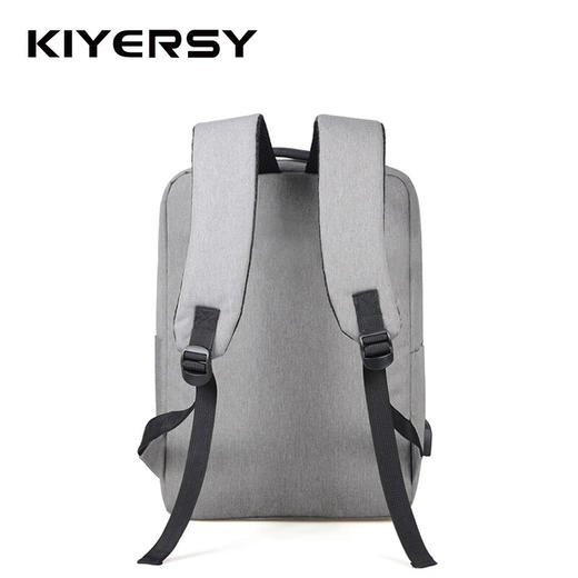 凯亚仕（KIYERSY）商务休闲时尚电脑双肩包KYS-B8901 浅灰色 商品图5