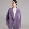 【清河羊毛羊绒专场/拉毛系列】鹿展702 女士羊绒拉绒大衣 100%羊毛 商品缩略图6