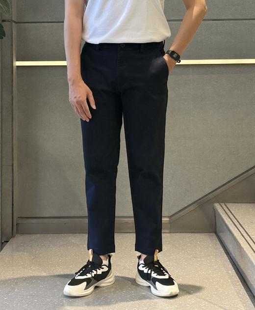 佐丹奴男装25年商场同款180度橡筋腰头修身窄脚九分裤01125006 商品图0